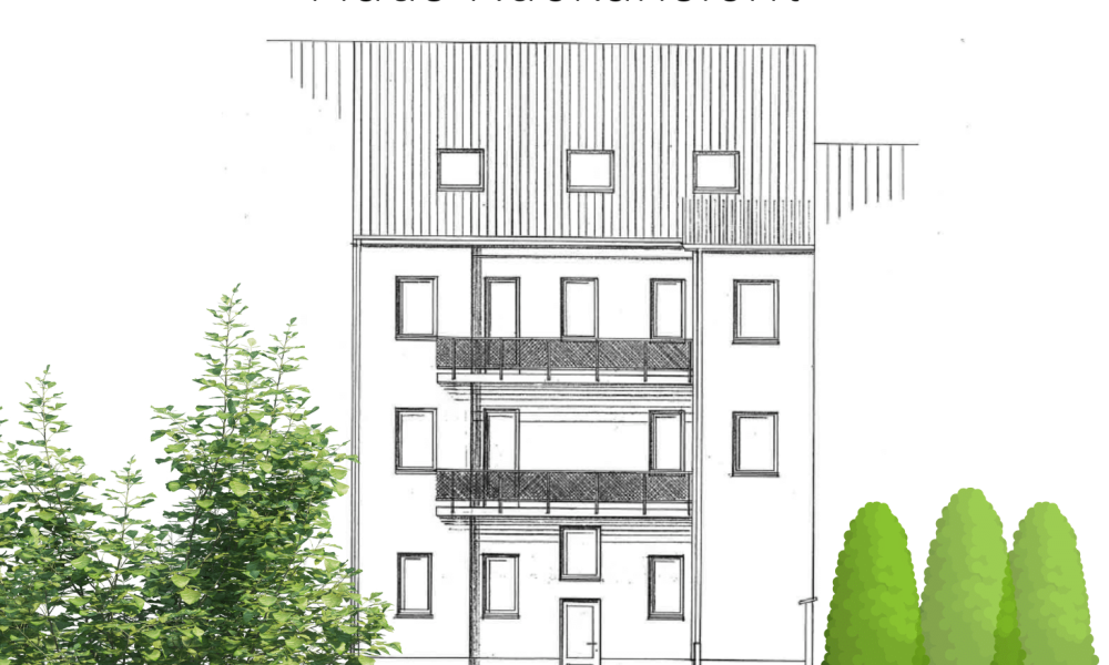 Hausrückansicht_Zeichnung