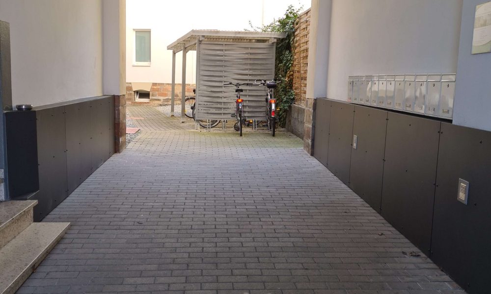 Blick zum Hinterhaus