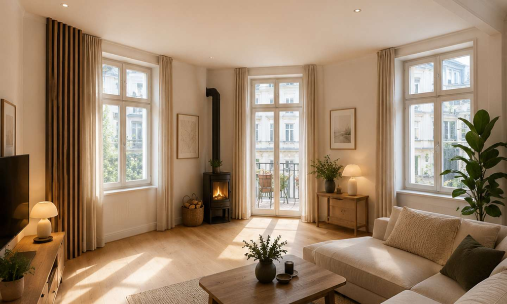 Wohnzimmer Beispiel eingericht